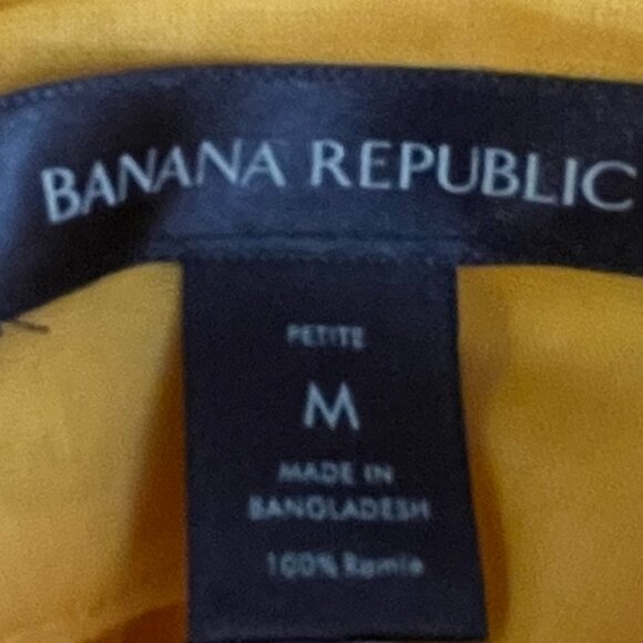 Banana Republic Gold Open Back Dress - Picture 4 of 5